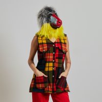 Plaid Waistcoat