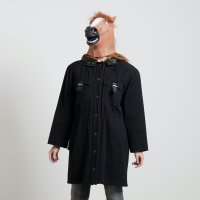 Parka nero Valentino