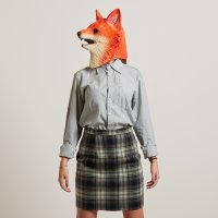 White and Green Shirt