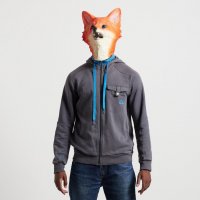 Adidas Grey Full Zip Hoodie