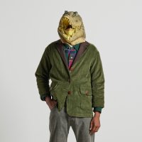 Giacca verde in velluto