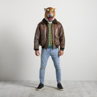 Giacca imbottita pelle Avirex