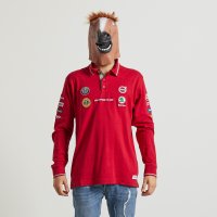 ADV Red Long Sleeve Polo